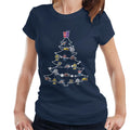 Transformers Christmas Tree Silhouette Women's T-Shirt product image 1