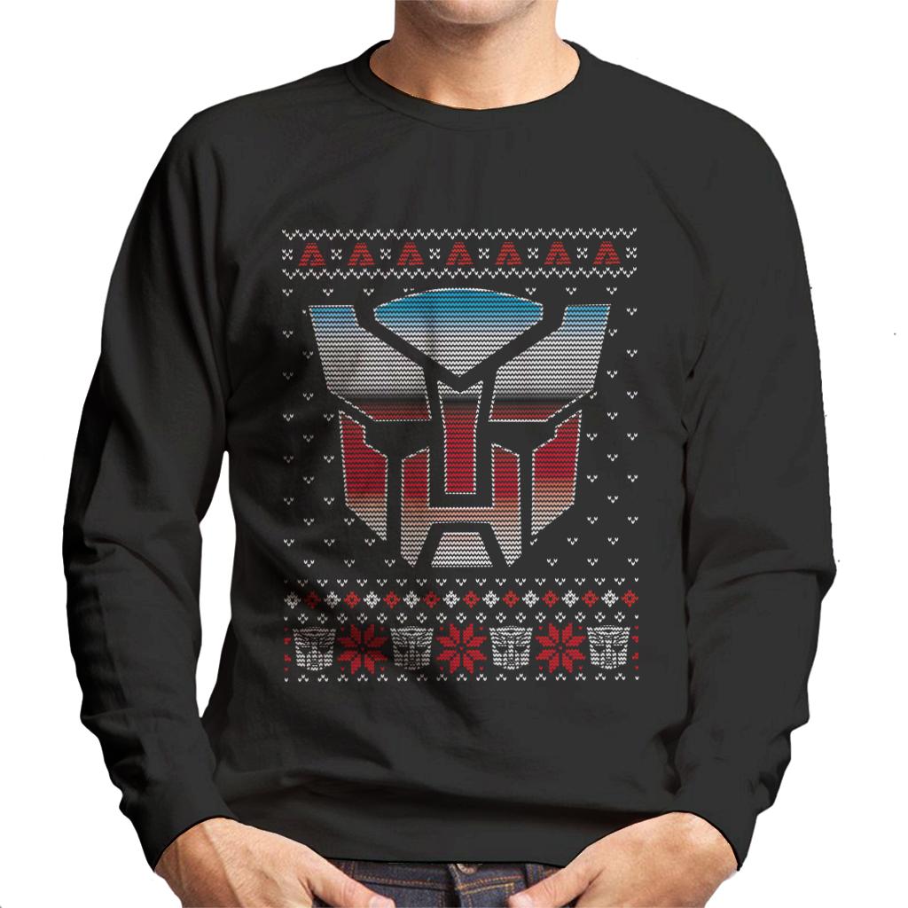 Transformers Christmas Autobot Symbol Men's Sweatshirt product image 1