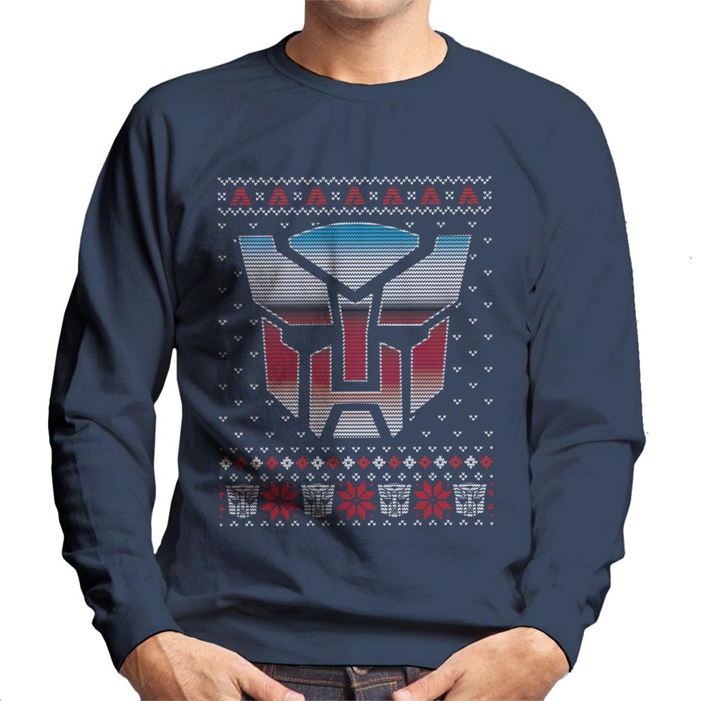 Transformers Christmas Autobot Symbol Men's Sweatshirt product image 4
