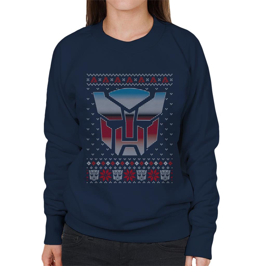 Transformers Christmas Autobot Symbol Women's Sweatshirt product image 4
