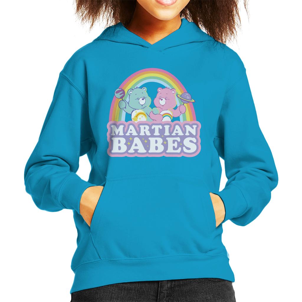 Care Bears Cheer Bear And Wish Martian Babes Kid's Hooded product image 1