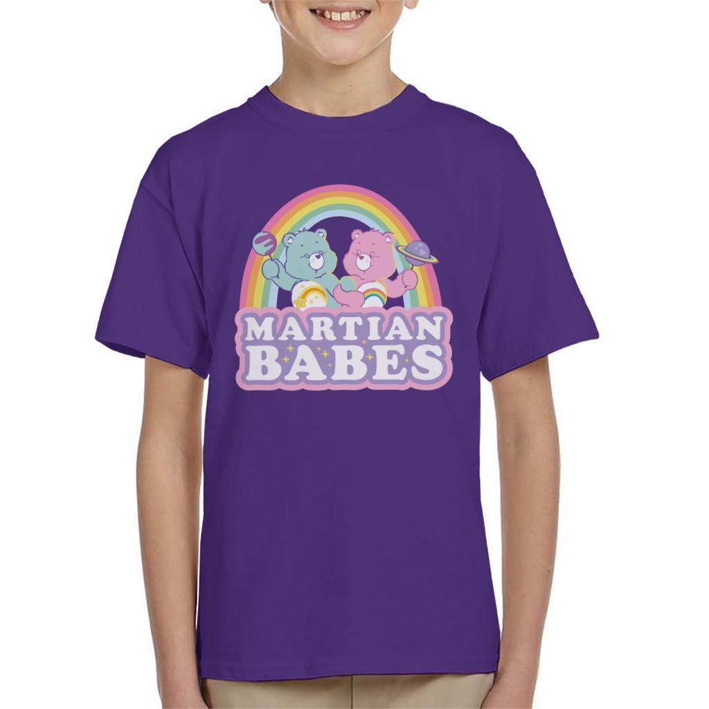 Care Bears Cheer Bear And Wish Martian Babes Kid's T-Shirt product image 4