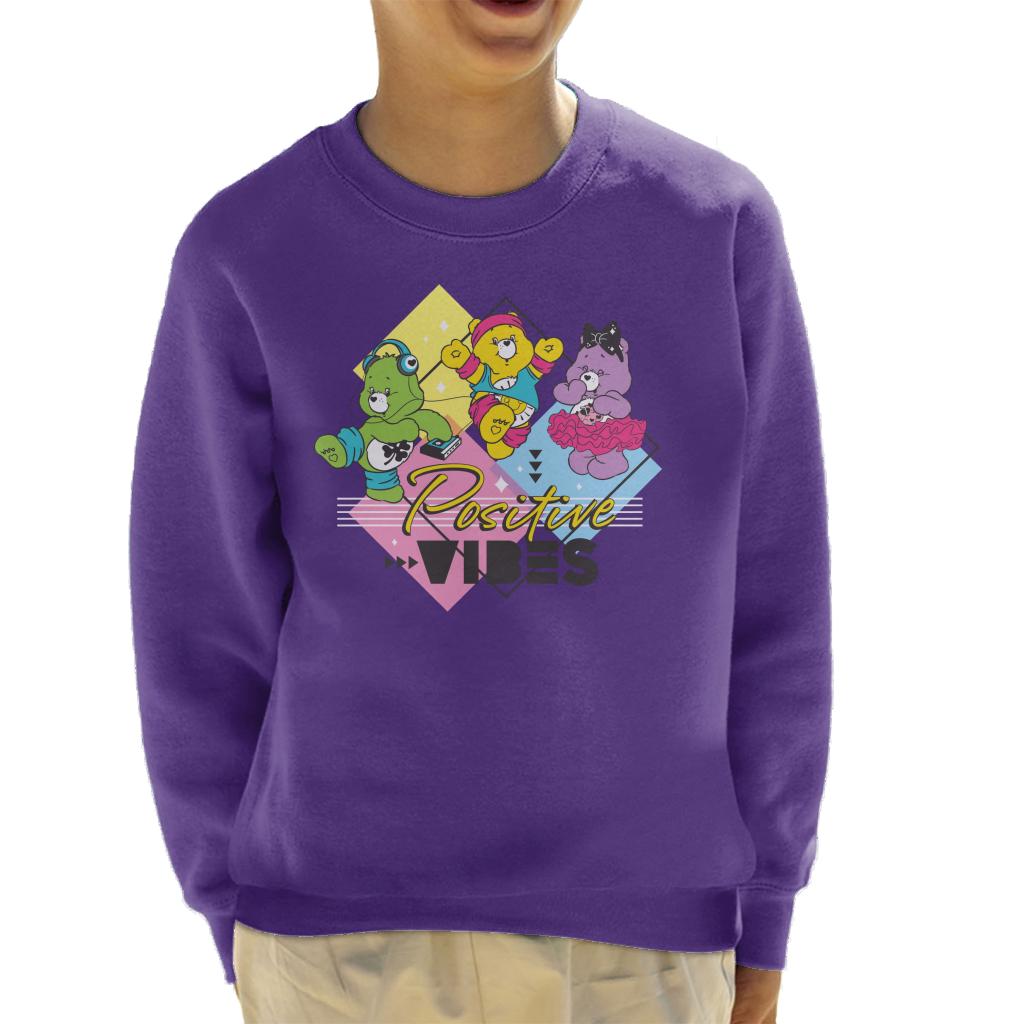 Care Bears Good Luck Bear Positive Vibes Kids Sweatshirt product image 4