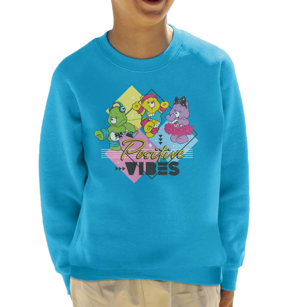Care Bears Good Luck Bear Positive Vibes Kids Sweatshirt product image 1