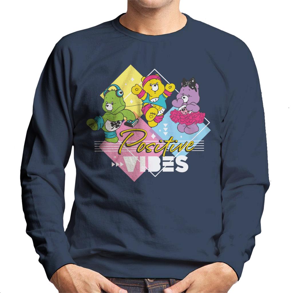 Care Bears Good Luck Bear Positive Vibes White Text Men's product image 4