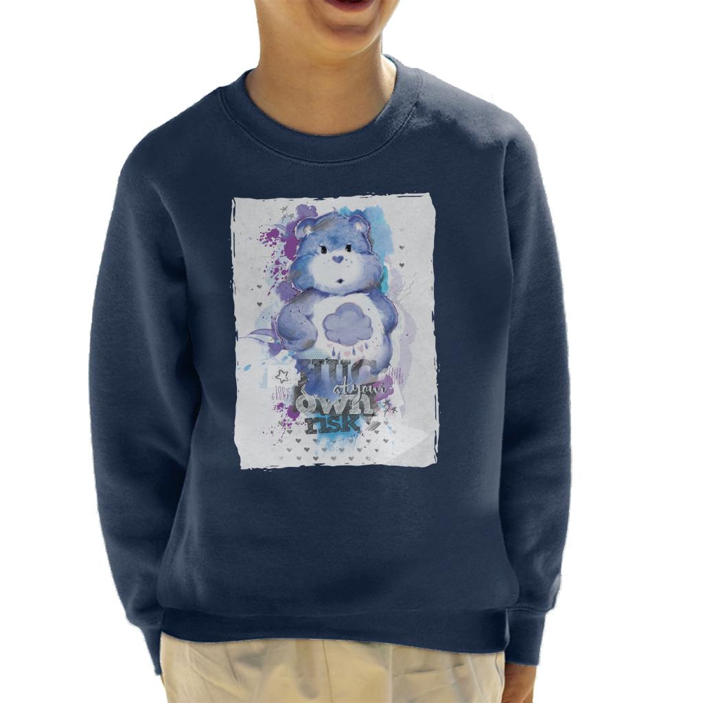 Care Bears Grumpy Bear Hug At Your Own Risk Kids Sweatshirt product image 1
