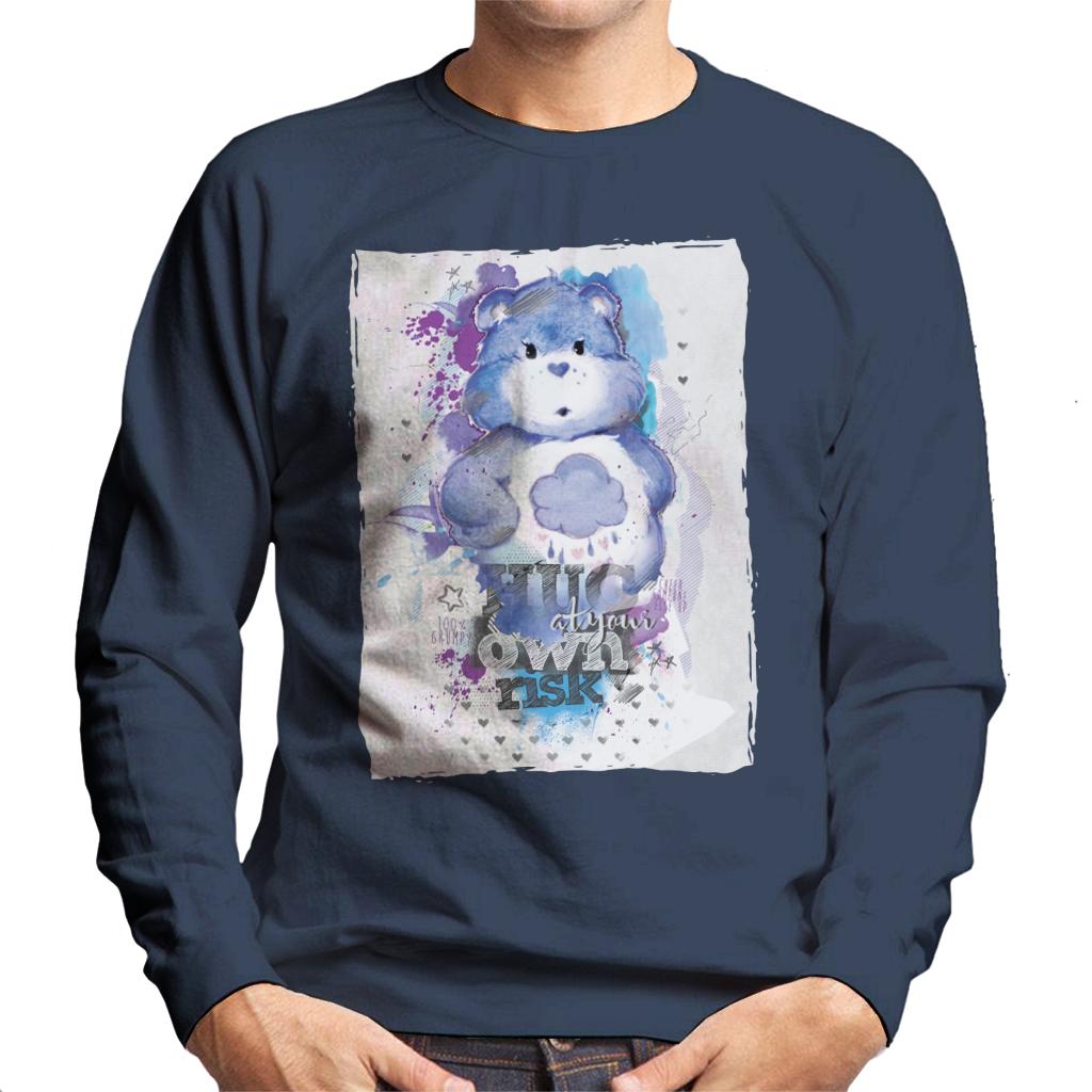 Care Bears Grumpy Bear Hug At Your Own Risk Men's Sweatshirt product image 1