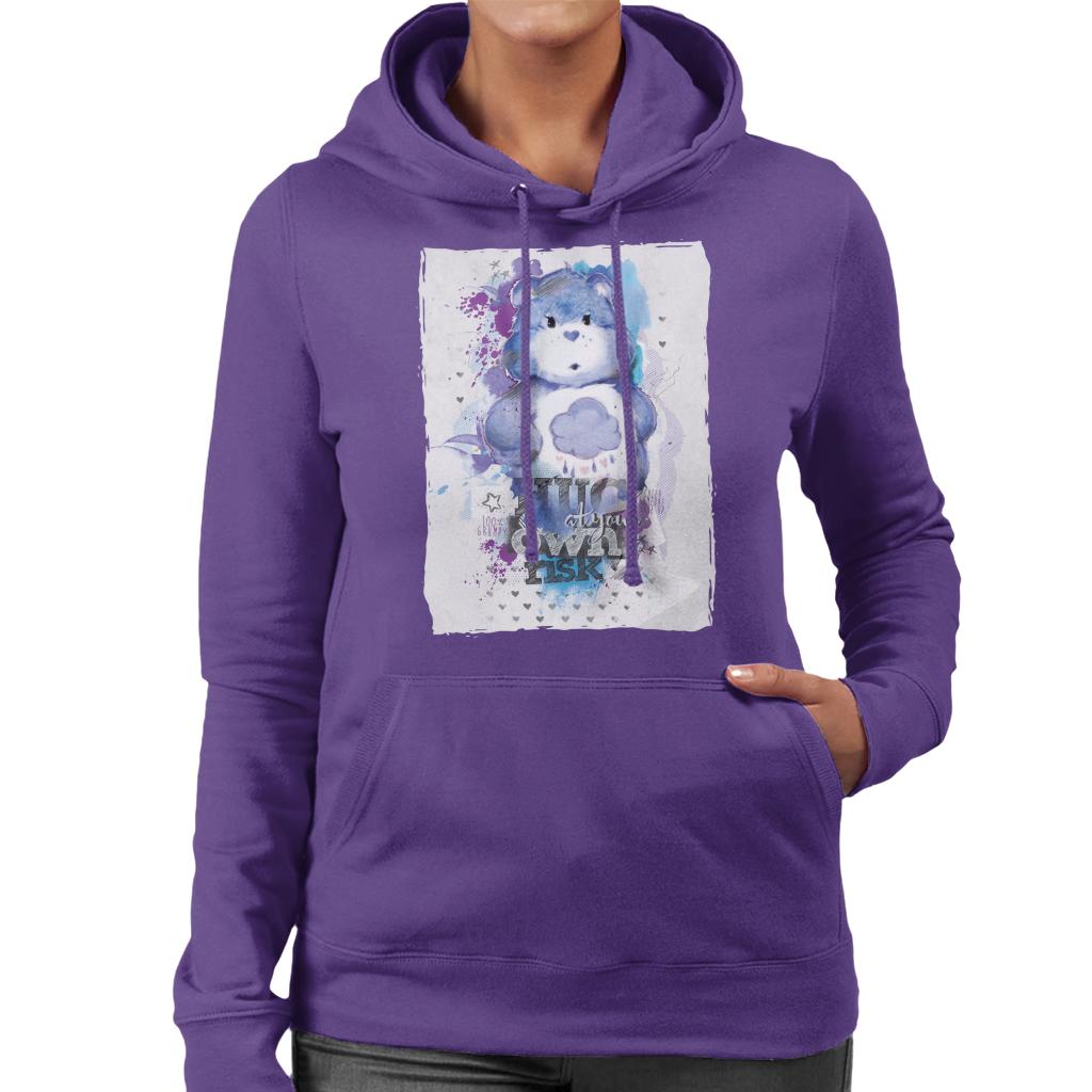 Care Bears Grumpy Bear Hug At Your Own Risk Women's Hooded product image 4