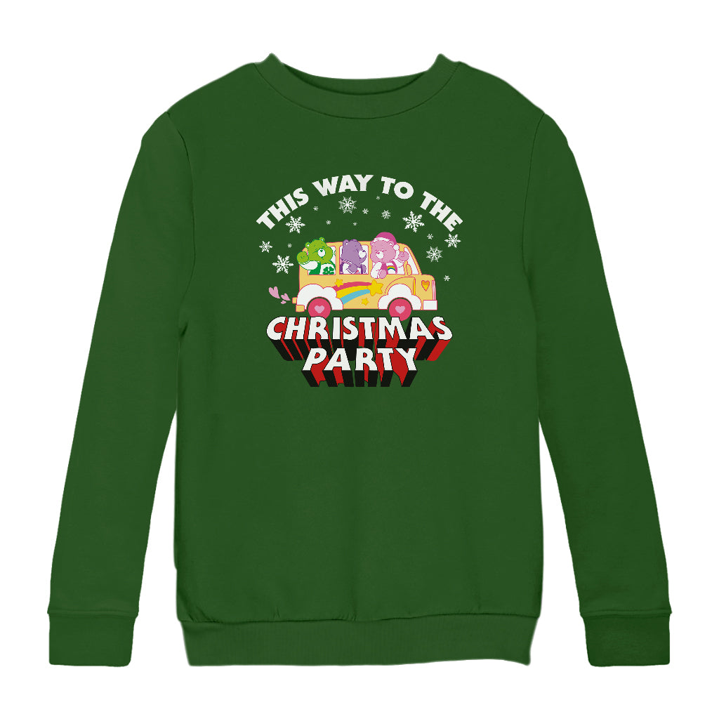 Care Bears Christmas This Way To The Party Kids Sweatshirt product image 6