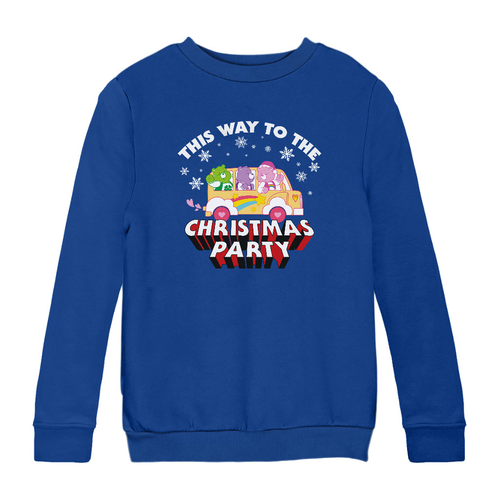 Care Bears Christmas This Way To The Party Kids Sweatshirt product image 4