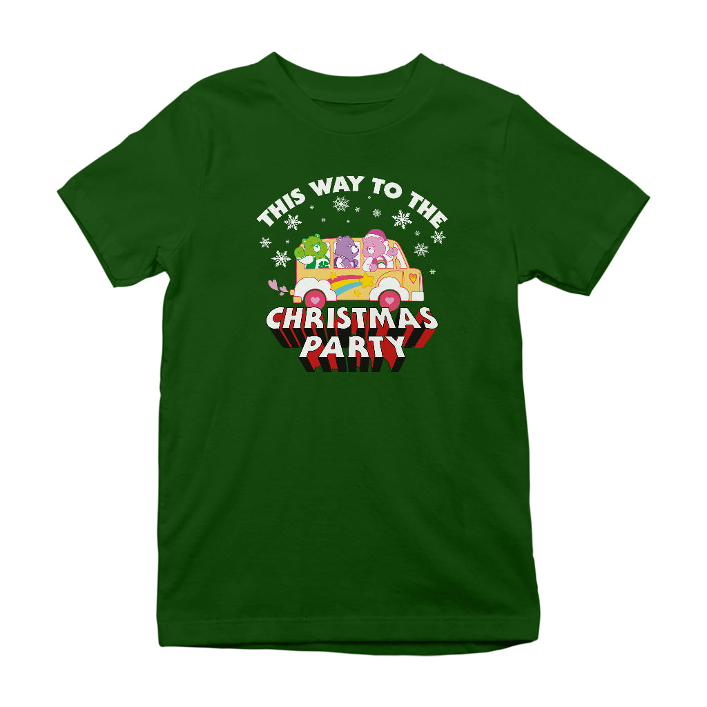 Care Bears Christmas This Way To The Party Kids T-Shirt product image 6