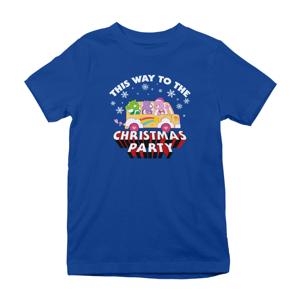 Care Bears Christmas This Way To The Party Kids T-Shirt product image 4