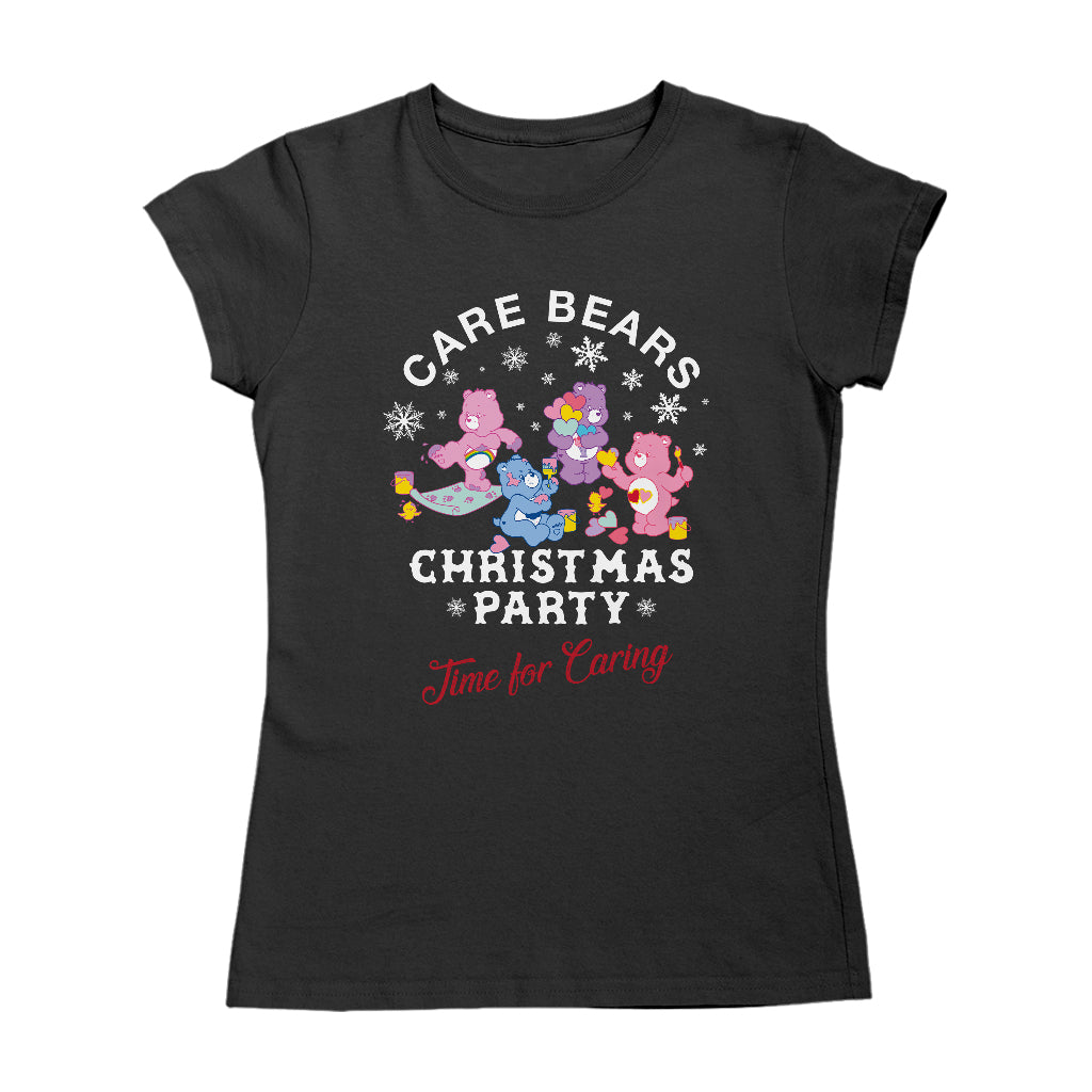 Care Bears Christmas Party Time For Caring Women's T-Shirt product image 1