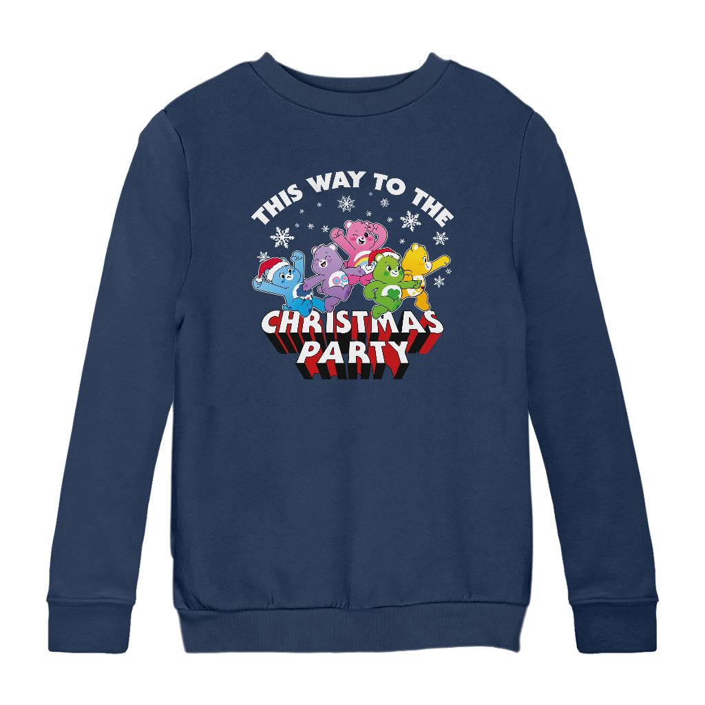 Care Bears UTM Christmas Party Excitement Kids Sweatshirt product image 1