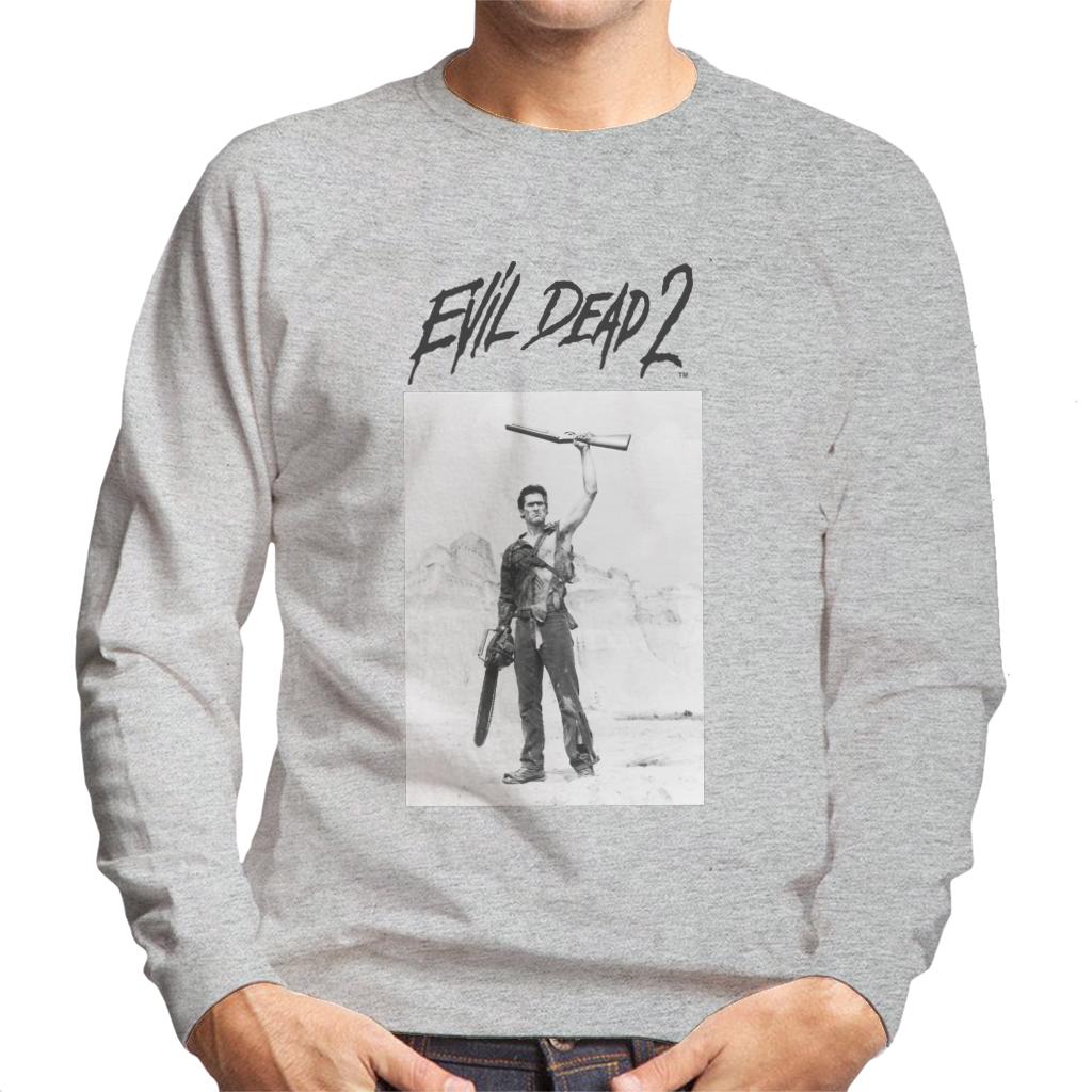 Evil Dead 2 Black Text Logo Men's Sweatshirt product image 1