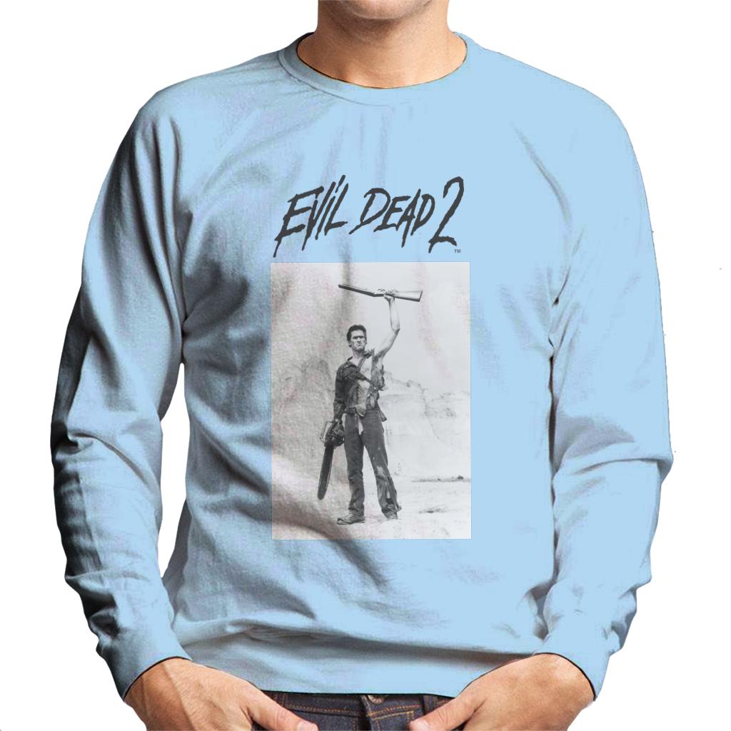 Evil Dead 2 Black Text Logo Men's Sweatshirt product image 4