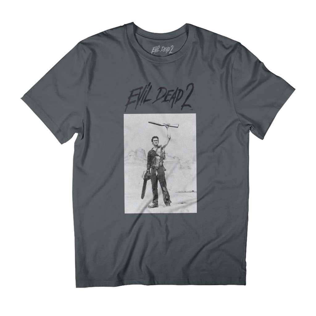 Evil Dead 2 Black Text Logo Men's T-Shirt product image 1