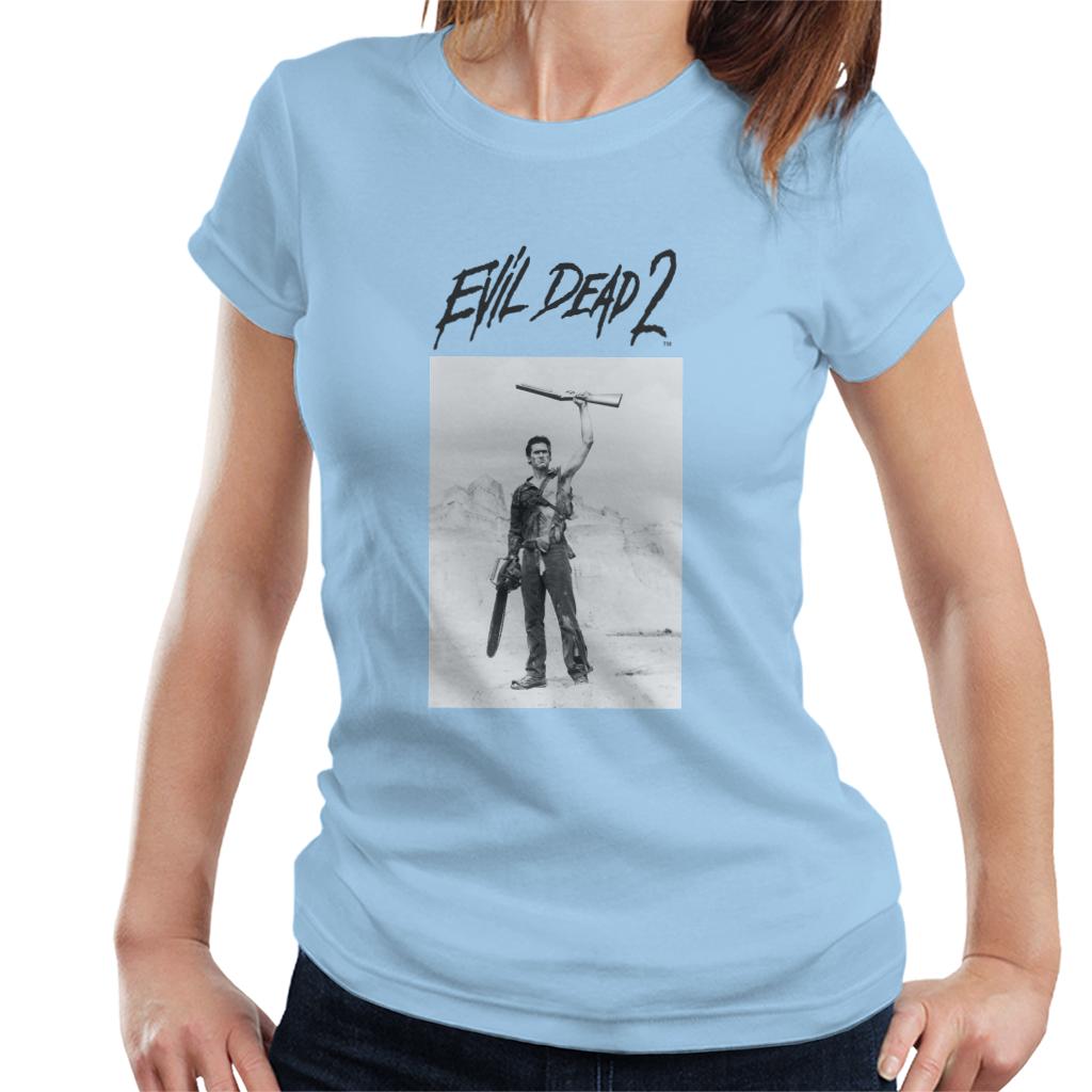 Evil Dead 2 Black Text Logo Women's T-Shirt product image 4