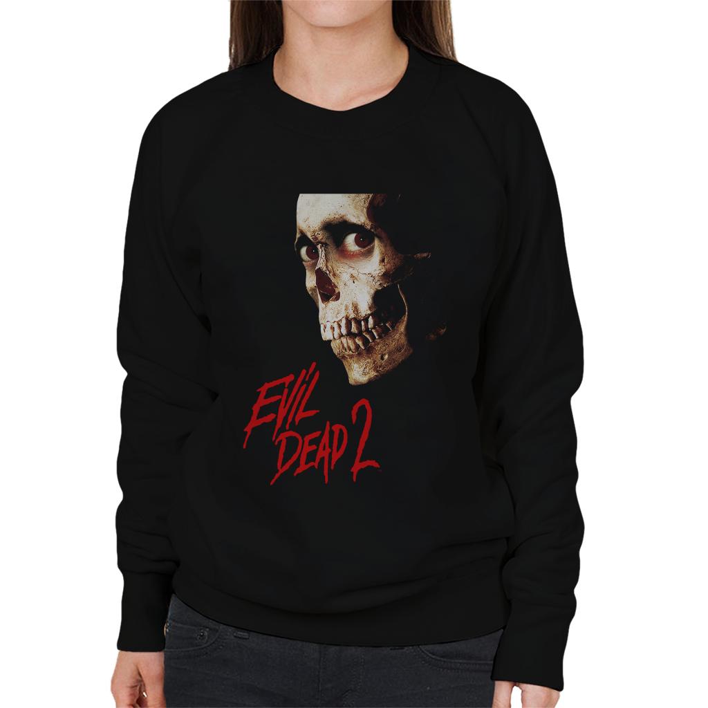 Evil Dead 2 Cinematic Skull Women's Sweatshirt product image 1
