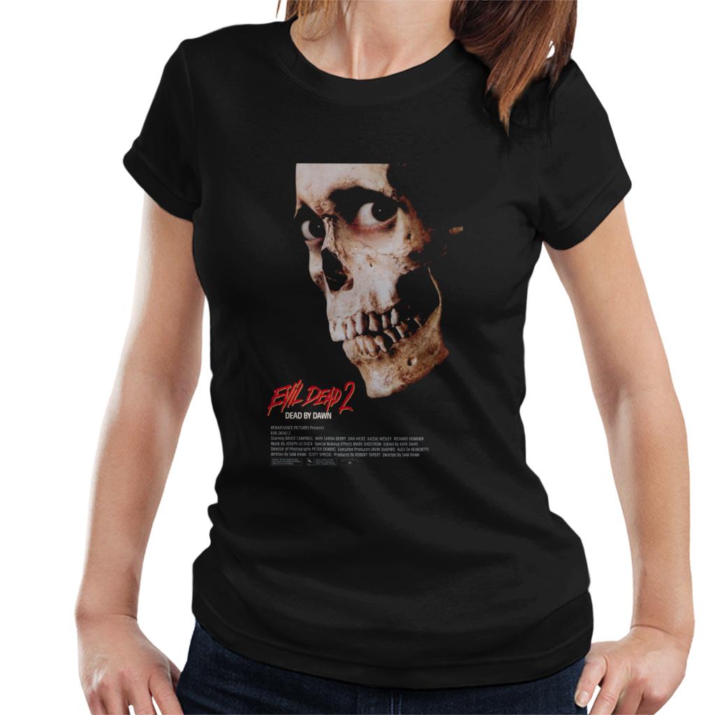Evil Dead 2 Dead By Dawn Theatrical Poster Women's T-Shirt