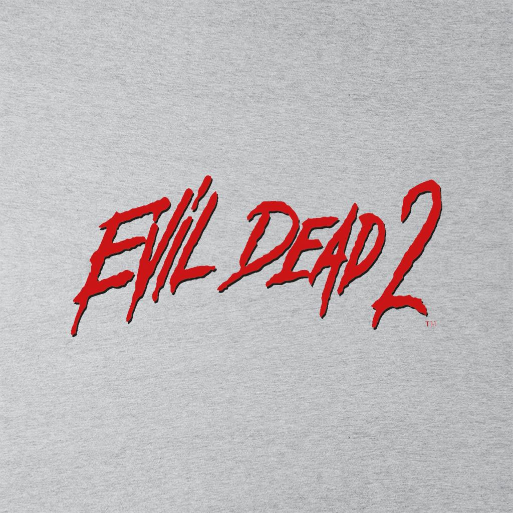 Evil Dead 2 Red Text Logo Women's Hooded Sweatshirt product image 2