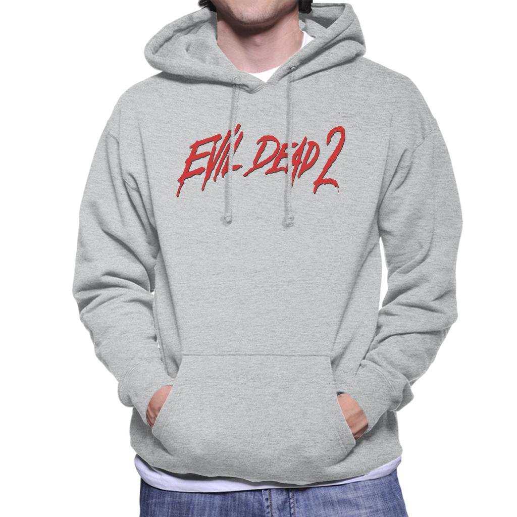 Evil Dead 2 Red Text Logo Men's Hooded Sweatshirt product image 1