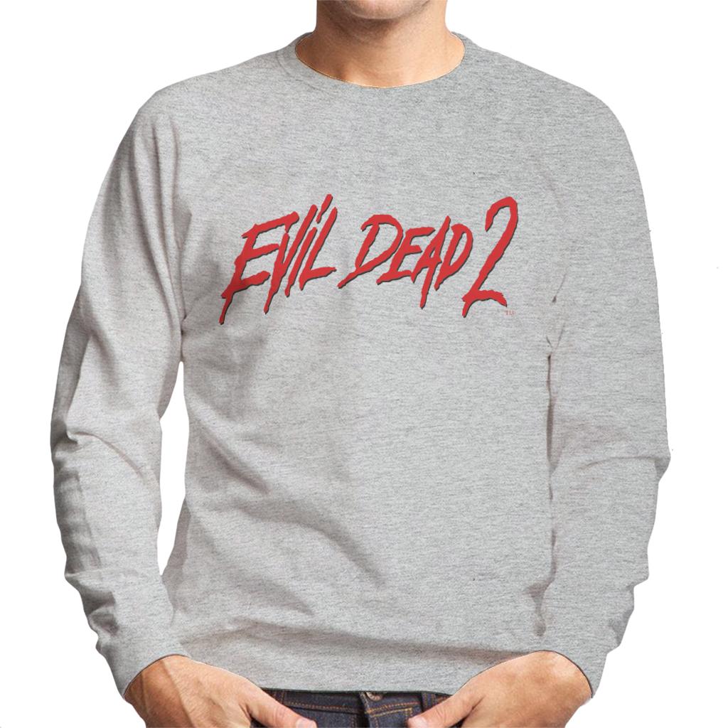 Evil Dead 2 Red Text Logo Men's Sweatshirt product image 1