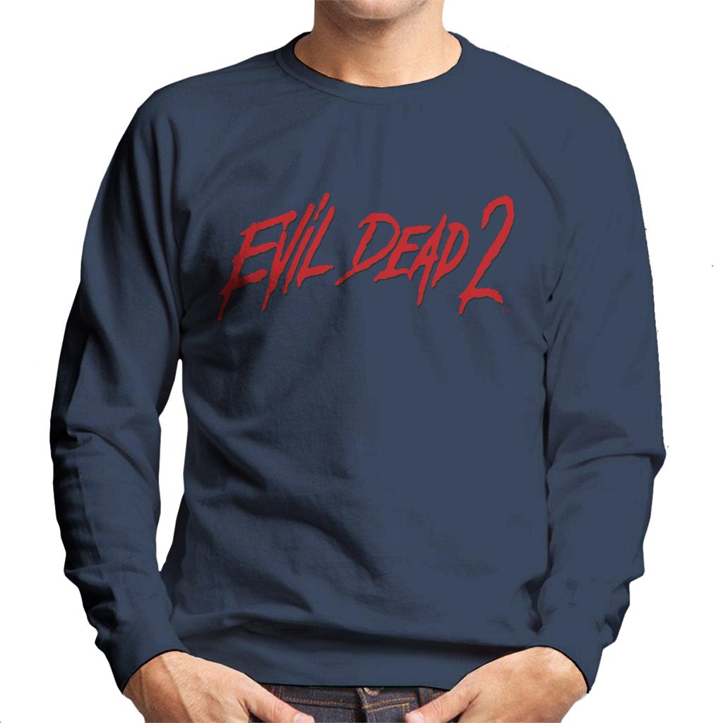 Evil Dead 2 Red Text Logo Men's Sweatshirt product image 4