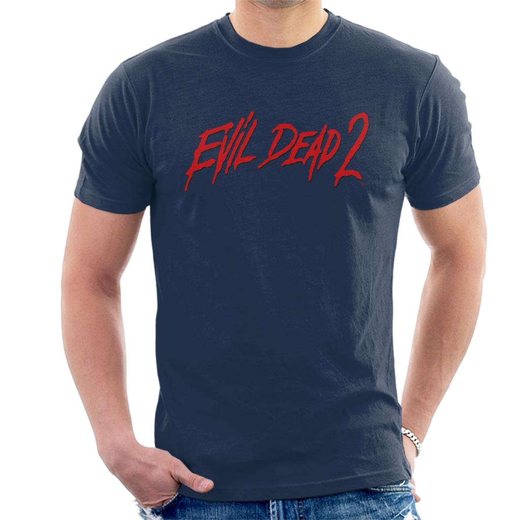 Evil Dead 2 Red Text Logo Men's T-Shirt product image 4