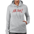 Evil Dead 2 Red Text Logo Women's Hooded Sweatshirt product image 1