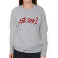 Evil Dead 2 Red Text Logo Women's Sweatshirt product image 1