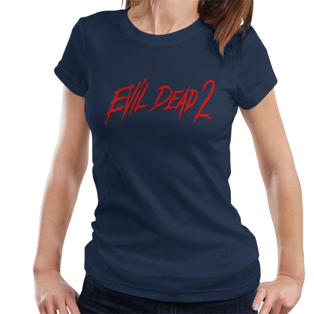 Evil Dead 2 Red Text Logo Women's T-Shirt product image 4