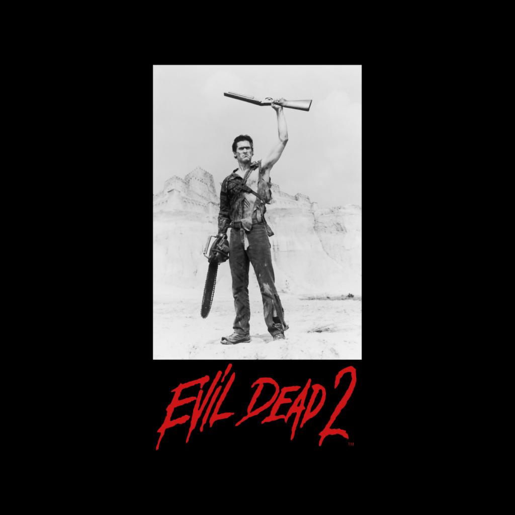 Evil Dead 2 Ash Red Text Logo Women's T-Shirt product image 2