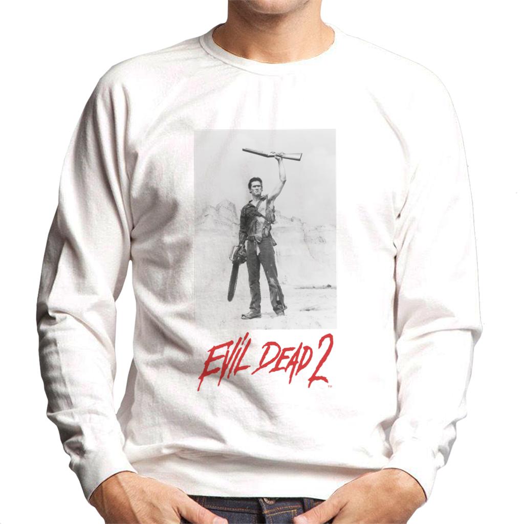 Evil Dead 2 Ash Red Text Logo Men's Sweatshirt product image 6