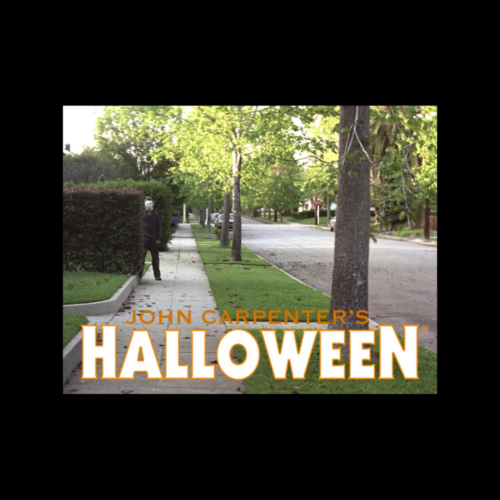 Halloween Michael Myers Behind Bush Women's Sweatshirt product image 2