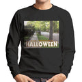 Halloween Michael Myers Behind Bush Men's Sweatshirt product image 1