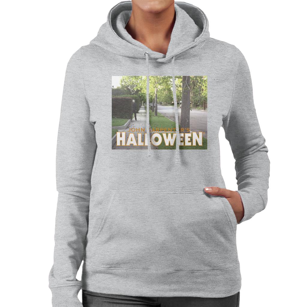 Halloween Michael Myers Behind Bush Women's Hooded product image 4