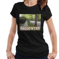 Halloween Michael Myers Behind Bush Women's T-Shirt product image 1