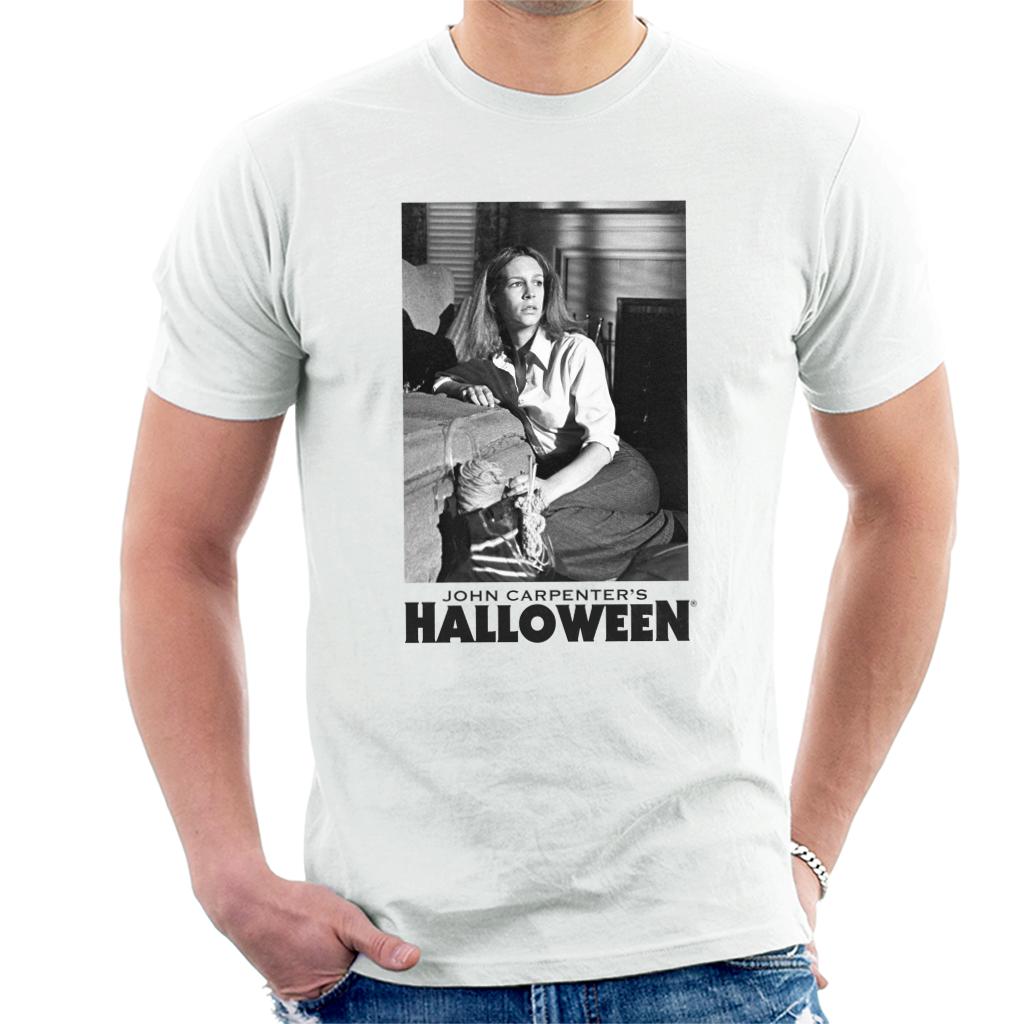 Halloween Laurie Strode Hiding From Michael Men's T-Shirt product image 4