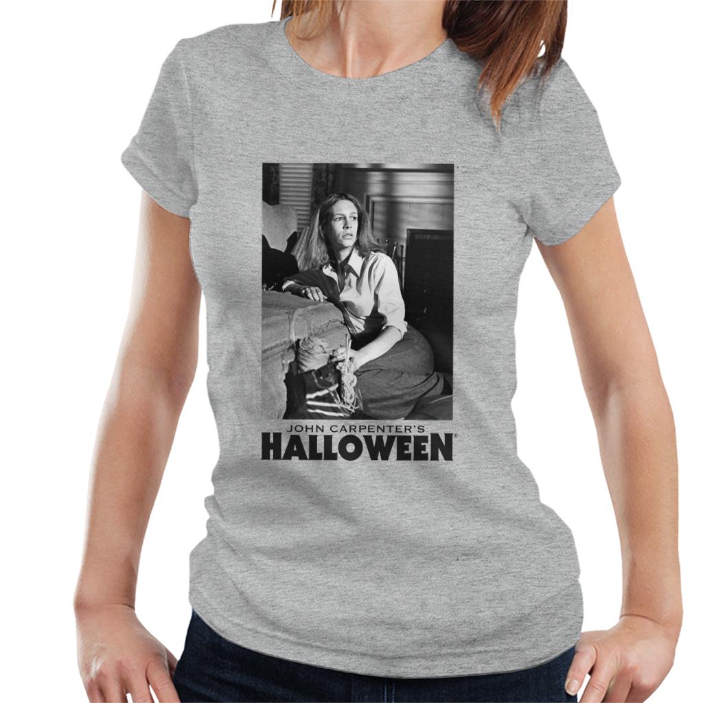 Halloween Laurie Strode Hiding From Michael Women's T-Shirt product image 1