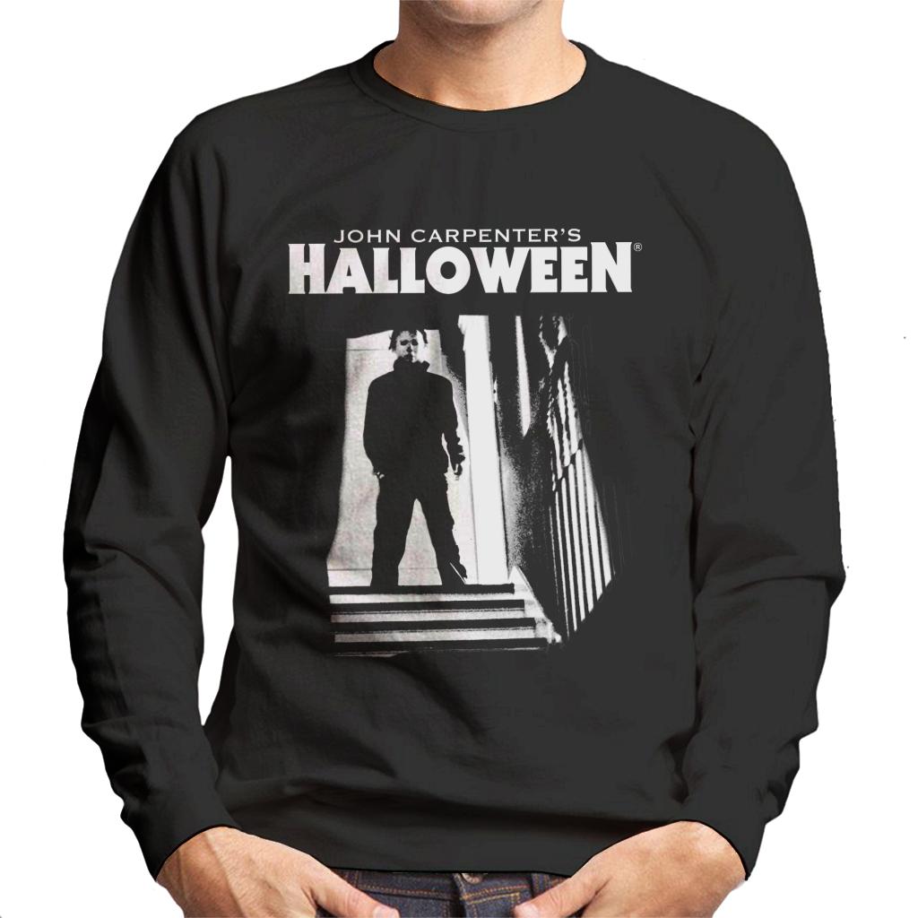 Halloween Michael Myers Top Of The Stairs Men's Sweatshirt product image 1