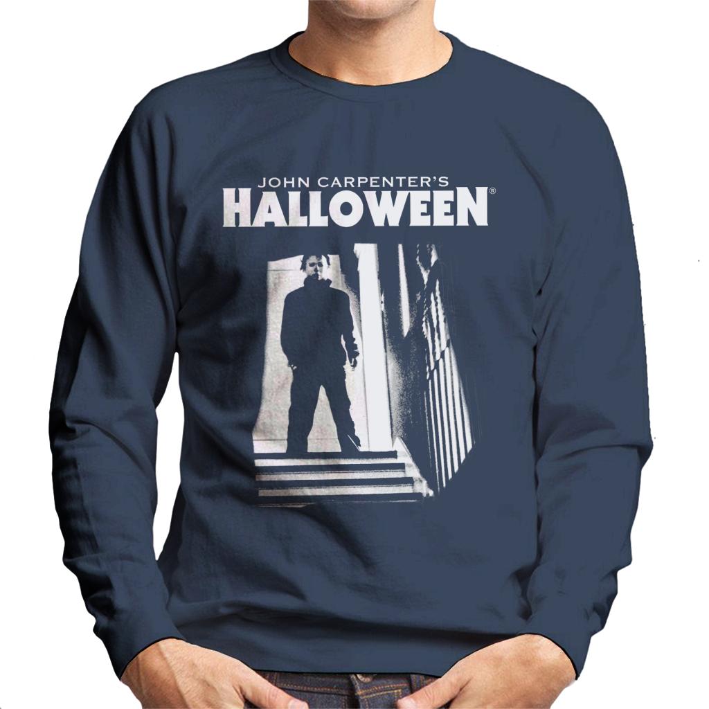 Halloween Michael Myers Top Of The Stairs Men's Sweatshirt product image 4
