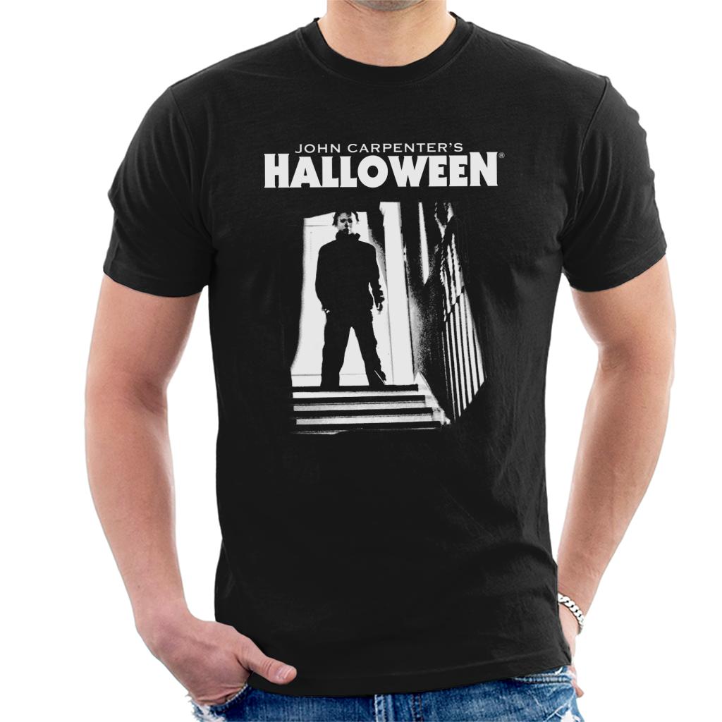 Halloween Michael Myers Top Of The Stairs Men's T-Shirt product image 1