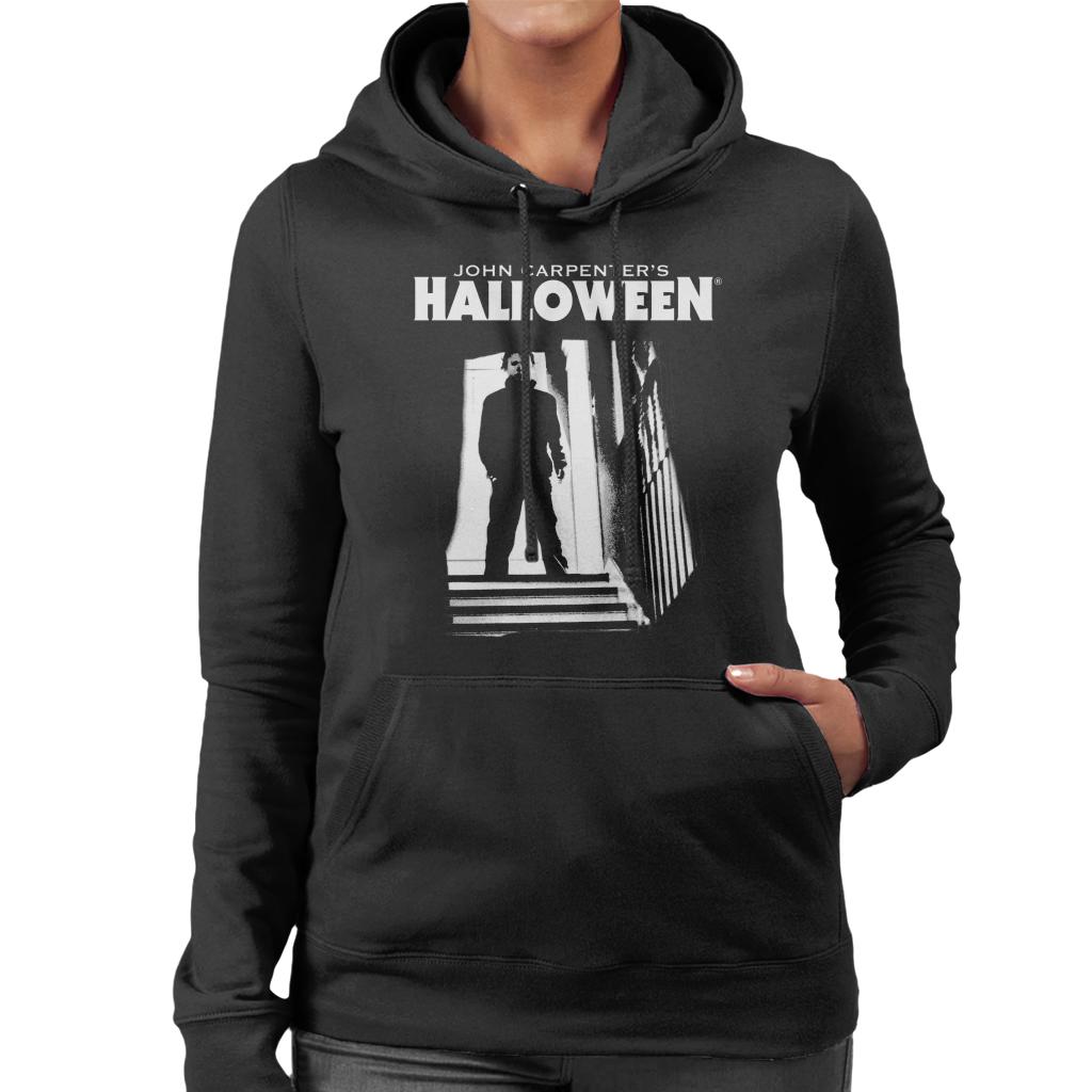 Halloween Michael Myers Top Of The Stairs Women's Hooded product image 1