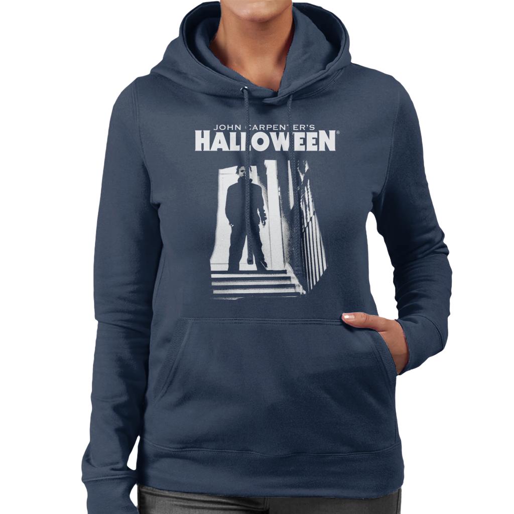 Halloween Michael Myers Top Of The Stairs Women's Hooded product image 4