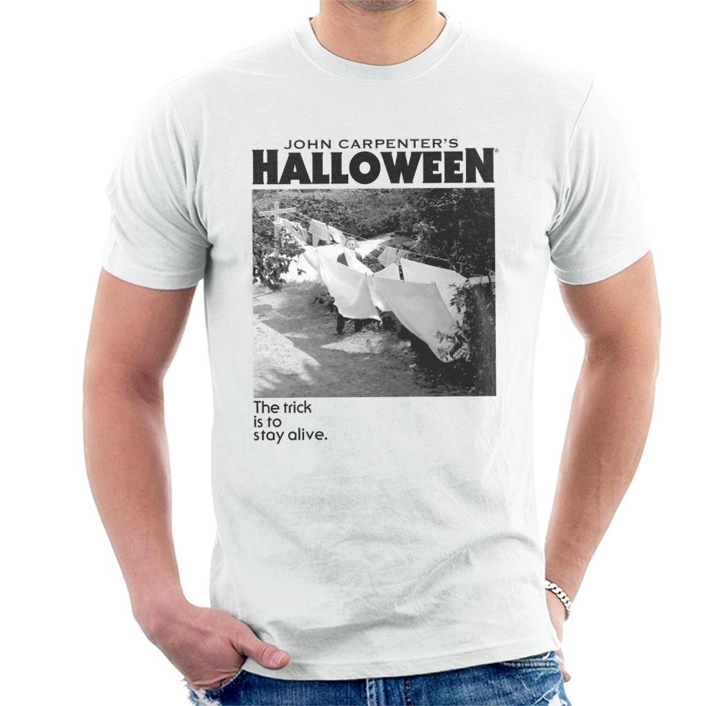 Halloween Michael Myers Standing By Clothes Line Men's product image 4