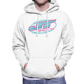 JT Racing Blue And Pink Logo Men's Hooded Sweatshirt product image 1