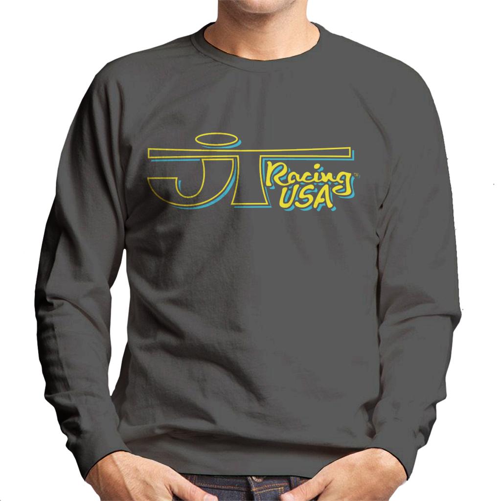 JT Racing Yellow And Blue Logo Men's Sweatshirt product image 1