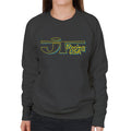 JT Racing Yellow And Blue Logo Women's Sweatshirt product image 1