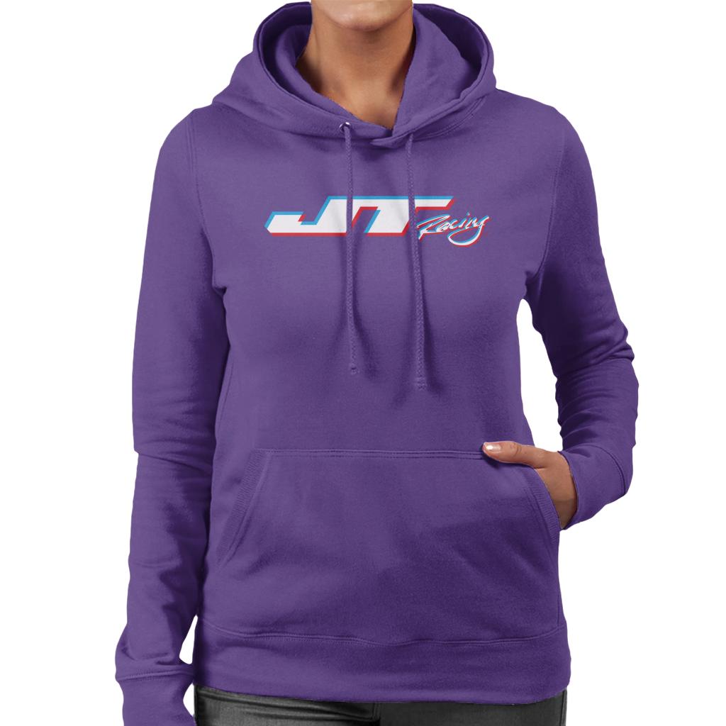 JT Racing 3D Logo Women's Hooded Sweatshirt product image 6